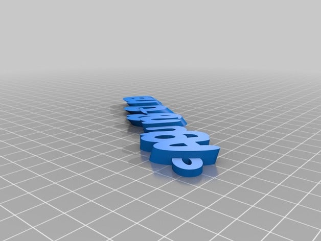 agung-ona keychains customized 3D print model - Mito3D