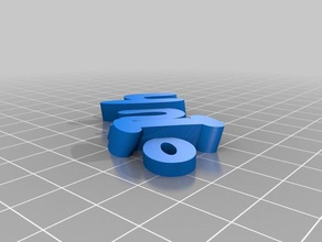 iluh keychains customized 3d print model - Mito3D