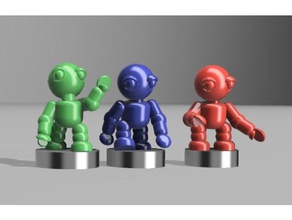 poco bot i giocattoli giochi robot 3d print model - Mito3D