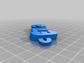 erna Schlüsselanhänger angepasst 3d print model - Mito3D