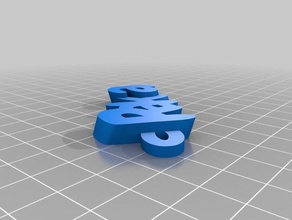 raka keychains customized 3d print model - Mito3D