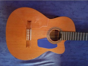 pickquard de la musique guitare schlagschutz 3d print model - Mito3D