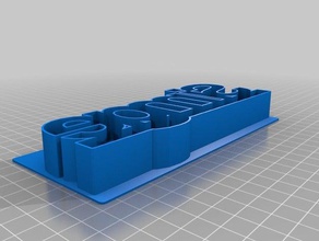 smgekurabye kalibi mutfak yemek özelleştirilmiş 3d print model - Mito3D