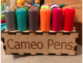 cameo plotter pens holder box organization k40 lasercut 3d print model - Mito3D