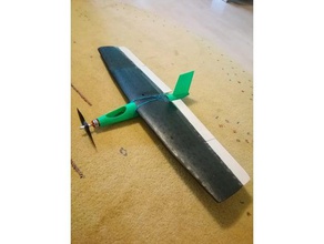 fuselagem lidl chuck planador rc veículos 3d print model - Mito3D