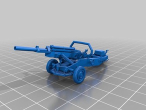 m102 105mm howitzer uns Fahrzeuge Militär Modell 3d print model - Mito3D