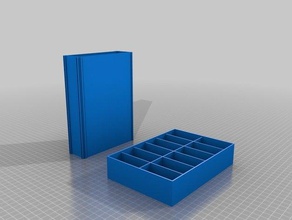 125 175 stackable boxes tool holders customized 3d print model - Mito3D