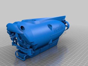 nautile véhicules 3d print model - Mito3D