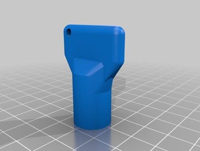 my customized parametric 103 mm triangle key hand tools 3d print model - Mito3D