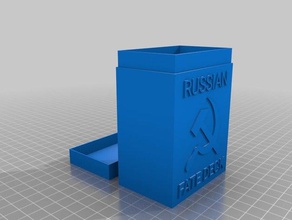 combat commander russian deck holder games customized 3d print model - Mito3D
