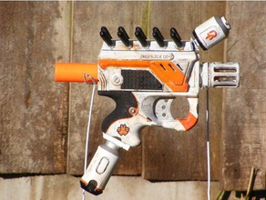 district 9 inspired nerf pistol props gun mod sci-fi 3d print model - Mito3D