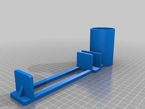 creality cr-10 anti-tip bracket pi holder 3d printer accessories 3d print model - Mito3D