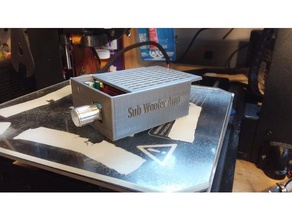 caso subwoofer amplificador 3d impresión 3d print model - Mito3D