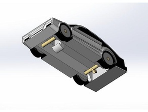 lastik bant araba 3d baskı 3d print model - Mito3D