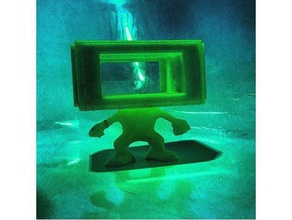 tanque de peces funko pop peggybank 3d la impresión acuario fishtank hucha 3d print model - Mito3D