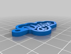 yuir keychains customized 3d print model - Mito3D