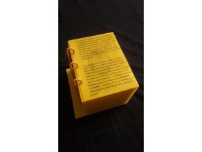 le tavole d'oro della scatola del tessuto office lds 3d print model - Mito3D