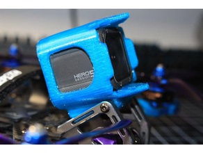 geprc khxkx gopro session mount frontloader khx5different angles fpv 3d printing freestyle racer hero 5 kx5 purple sainsmart tpu 3d print model - Mito3D