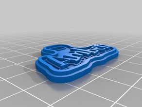 il mio personalizzato di natale ambertag i segni loghi 3d print model - Mito3D