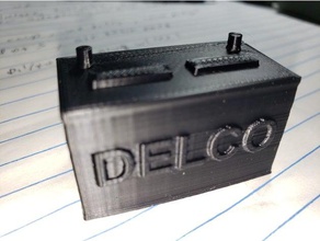 rc paletli ölçek pil araçlar 3d print model - Mito3D