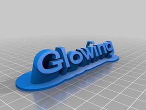glowing signs logos customized 3d print model - Mito3D