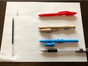 nueva fidget twister lápiz diy con el bolígrafo la diversión útil 3d print model - Mito3D