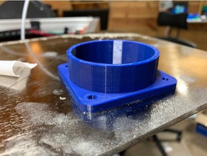 60mm inlet duct connector diy 3d print model - Mito3D