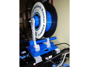 adjustable center hub spool holder 3d printer accessories adimlab filament spoolholder mount 3d print model - Mito3D
