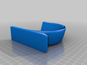 pebble arc charging stand remix office dock time rount watch 3d print model - Mito3D