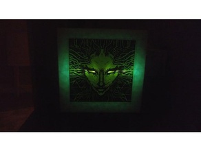 glow picture frame shodan system shock other 3d print model - Mito3D