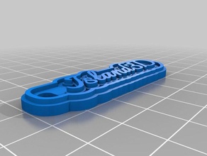 italianno keychains customized 3d print model - Mito3D