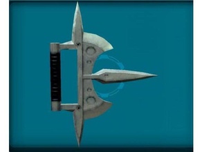 blacksun razor knuckler props dagger gaming stabby starwars star wars galaxies unarmed vibroblade weapon 3d print model - Mito3D