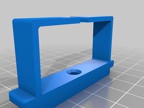 Verdrahtung-clip-Kralle 15mm Doppel-trunking office 3d print model - Mito3D