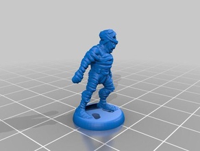 heroquest mummy 18mm version toys games hero quest wargaming 3d print model - Mito3D