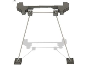 anet a8 frame brace threaded rod version 3d printer accessories 3d print model - Mito3D
