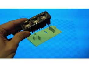 monte a placa de led strobe diy 3d print model - Mito3D