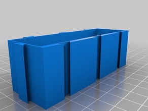 my customized interlocking boxes organization 3d print model - Mito3D