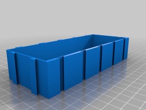 il mio personalizzato incastro di scatole 150 mm organizzazione 3d print model - Mito3D