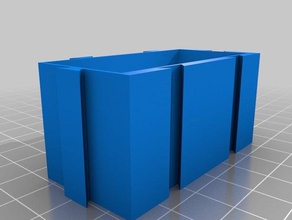 il mio personalizzato incastro di scatole 60 mm organizzazione 3d print model - Mito3D