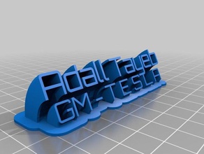 adall tayeb office customized 3d print model - Mito3D