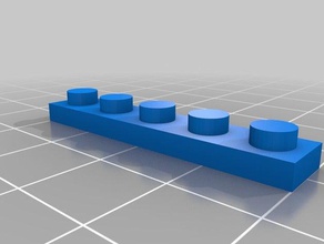 5x1 3 Bau - Spielzeug angepasst 3d print model - Mito3D