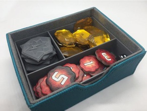 ultimate guard token tray divider toys games gaurd keyforge 3d print model - Mito3D