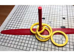 booblah adultos jogo de festa jogos peitos seios aro polêmica stick toss 3d print model - Mito3D
