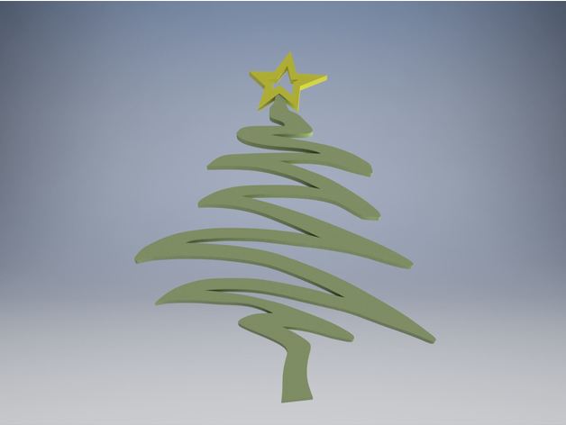 arbre de noël décor décoration ornement 3D print model - Mito3D