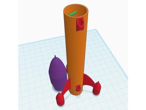 tiny tripod rocket rc vehicles 3d print model - Mito3D