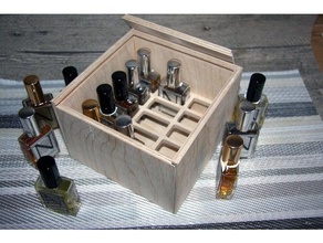Parfüm-box Container cnc Aufbewahrungsbox 3d print model - Mito3D