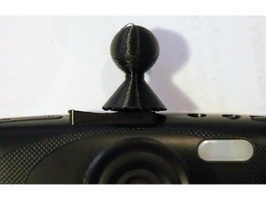 g1w estilo dashcam monte de bola câmara 3d print model - Mito3D