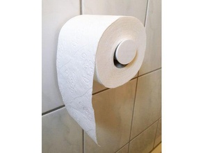 toiletpaper holder minimalistic bathroom 3d print model - Mito3D