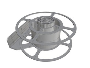 spool support connection extrusion 20x20 20x40 3d printing filament holder ballbearing 3d print model - Mito3D