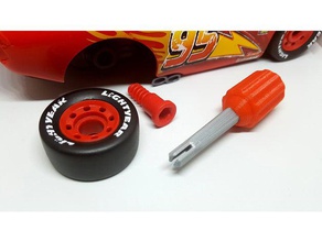 carros mcqueen brinquedo kit de ferramentas jogo os acessórios jouet outils 3d print model - Mito3D